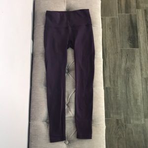 Lululemon purple/eggplant leggings